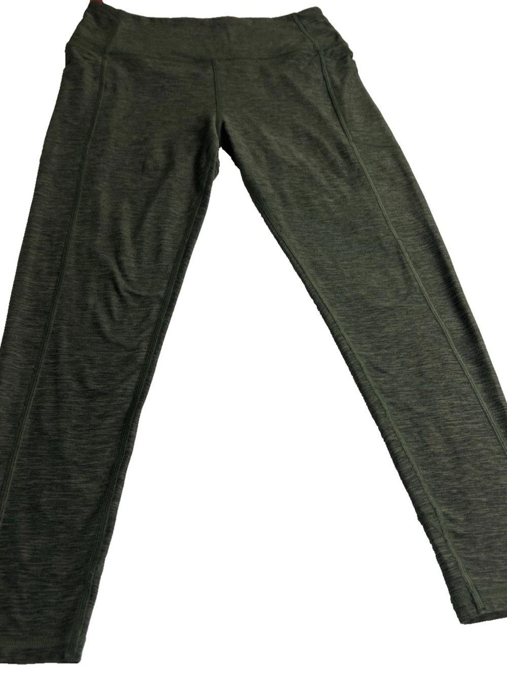 Victoria's Secret Black n Green Stirrup Leggings NWOT!